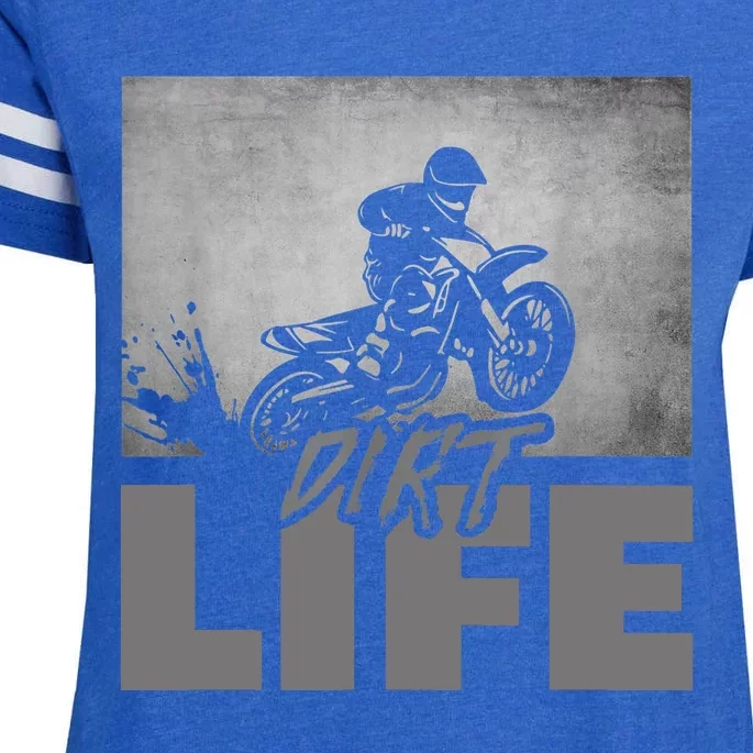 Dirt Bike Motocross - Dirt Bike Motocross Enza Ladies Jersey Football T-Shirt