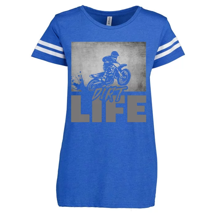 Dirt Bike Motocross - Dirt Bike Motocross Enza Ladies Jersey Football T-Shirt