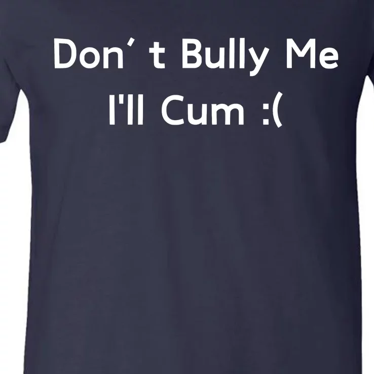 Dont Bully Me Funny Meme V-Neck T-Shirt