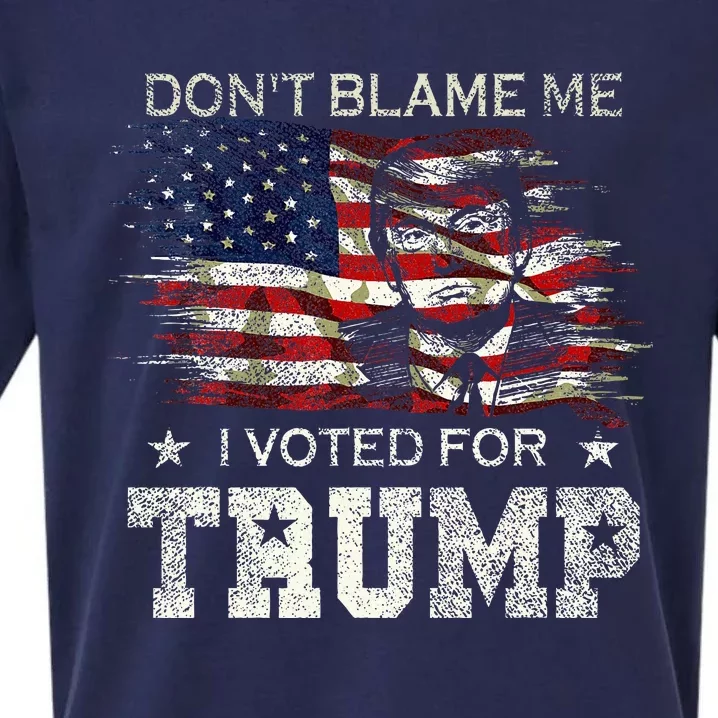 Dont Blame Me I Voted For Trump Sueded Cloud Jersey T-Shirt