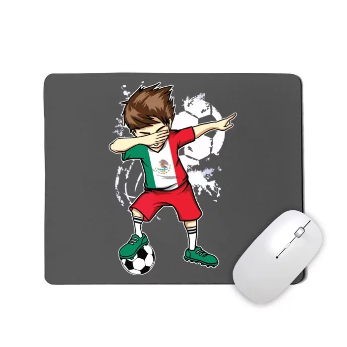 Dabbing Boy Mexico Soccer Jersey Mexican Football Mousepad