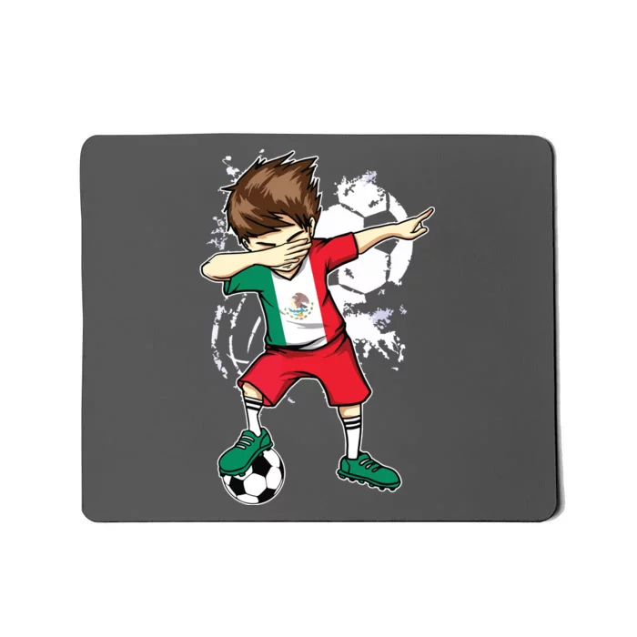 Dabbing Boy Mexico Soccer Jersey Mexican Football Mousepad