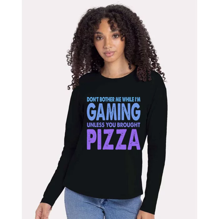 DonT Bother Me While IM Gaming Next Level Gear And Merch Gift Womens Cotton Relaxed Long Sleeve T-Shirt