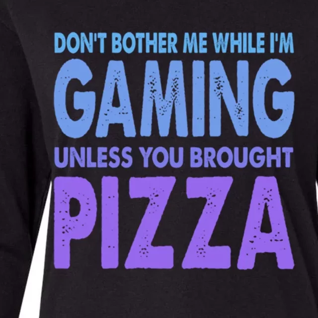 DonT Bother Me While IM Gaming Next Level Gear And Merch Gift Womens Cotton Relaxed Long Sleeve T-Shirt