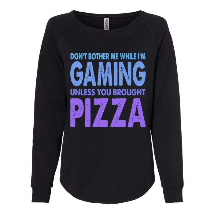 DonT Bother Me While IM Gaming Next Level Gear And Merch Gift Womens California Wash Sweatshirt