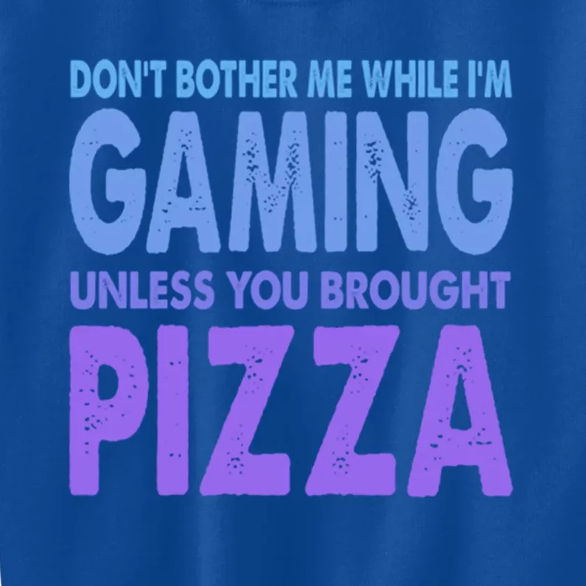 DonT Bother Me While IM Gaming Next Level Gear And Merch Gift Kids Sweatshirt