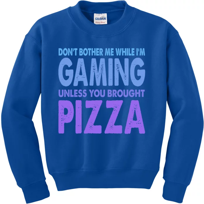 DonT Bother Me While IM Gaming Next Level Gear And Merch Gift Kids Sweatshirt