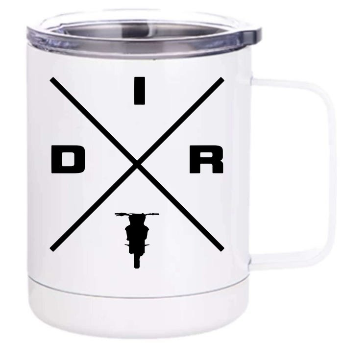 Dirt Bike Motocross Apparel Dirt Bike Motocross Front & Back 12oz Stainless Steel Tumbler Cup