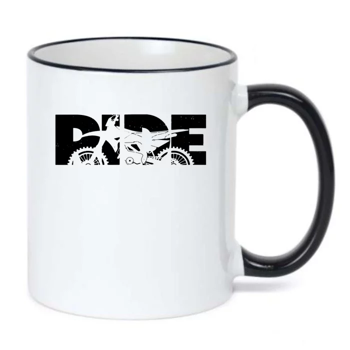 Dirt Bike Motocross Apparel Motocross Dirt Bike Black Color Changing Mug