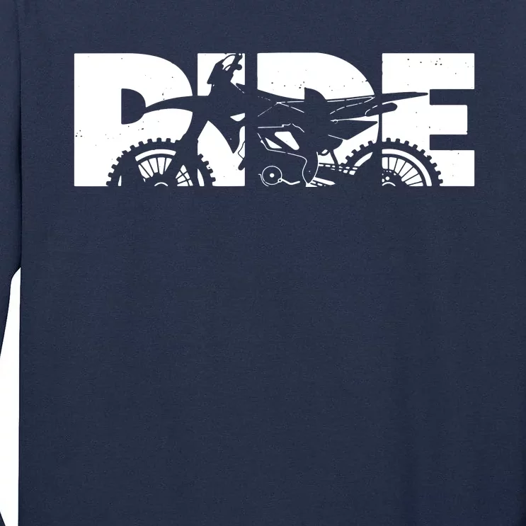 Dirt Bike Motocross Apparel Motocross Dirt Bike Tall Long Sleeve T-Shirt