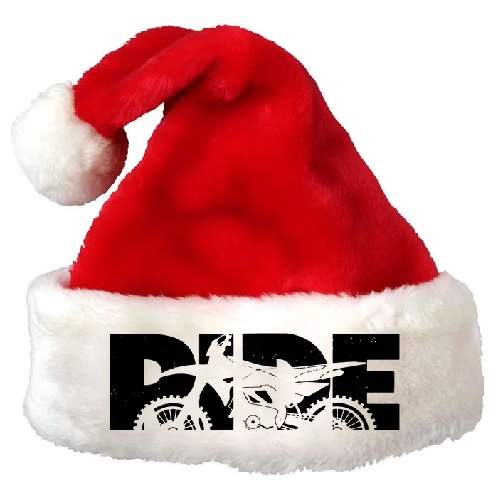 Dirt Bike Motocross Apparel Motocross Dirt Bike Premium Christmas Santa Hat