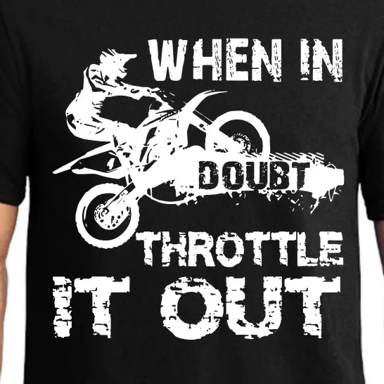 Dirt Bike MotoCross Biker Riding Motorcycle Gift Tee Pajama Set