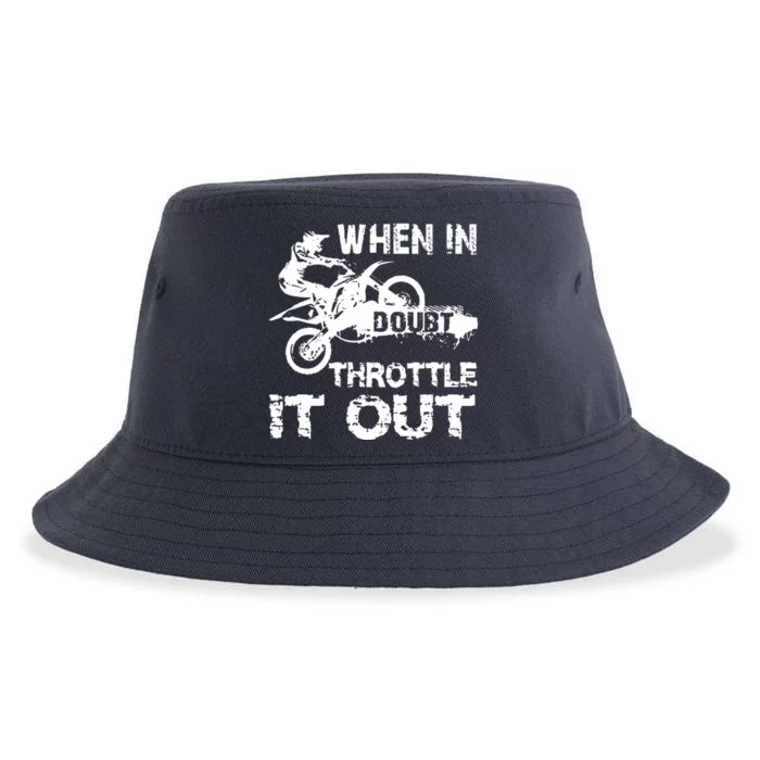 Dirt Bike MotoCross Biker Riding Motorcycle Gift Tee Sustainable Bucket Hat