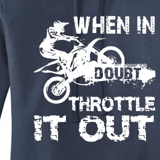 Dirt Bike MotoCross Biker Riding Motorcycle Gift Tee Women's Pullover Hoodie