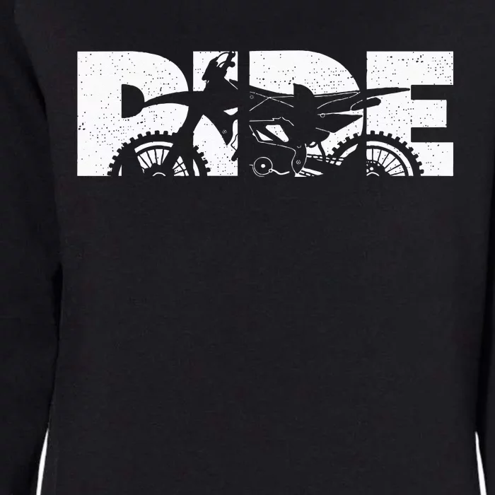 Dirt Bike Motocross Apparel  Motocross Dirt Bike Womens California Wash Sweatshirt