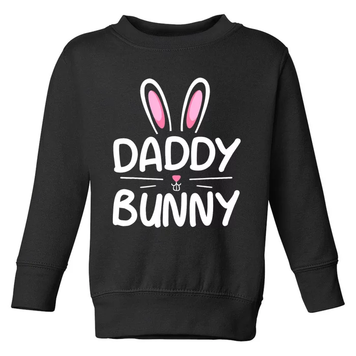 Daddy Bunny Matching Family Easter Dad Toddler Sweatshirt