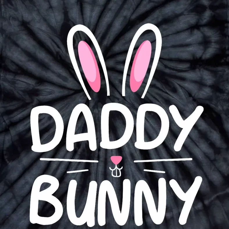 Daddy Bunny Matching Family Easter Dad Tie-Dye T-Shirt