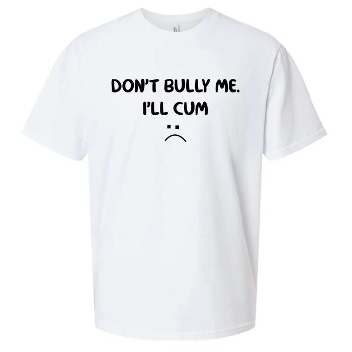 Don't Bully Me I'll Cum Sueded Cloud Jersey T-Shirt