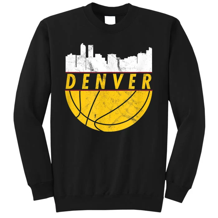 Denver Basketball Mile High 5280 DENVER Sweatshirt