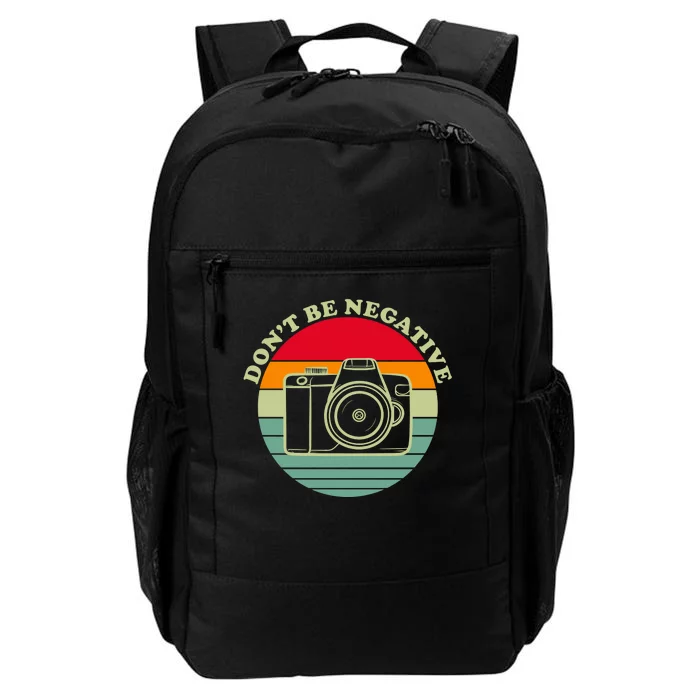 Dont Be Negative Camera Vintage Daily Commute Backpack