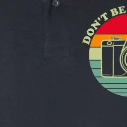 Dont Be Negative Camera Vintage Softstyle Adult Sport Polo