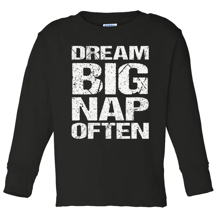 Dream Big Nap Of Ten Toddler Long Sleeve Shirt