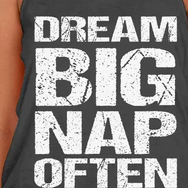 Dream Big Nap Of Ten Women's Knotted Racerback Tank