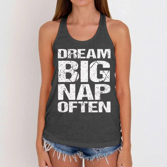 Dream Big Nap Of Ten Women's Knotted Racerback Tank