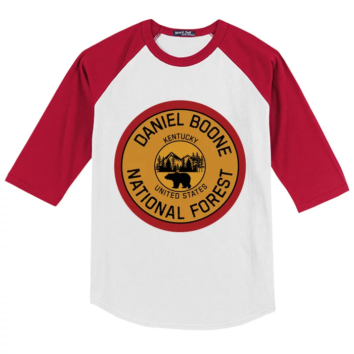 Daniel Boone National Forest Kids Colorblock Raglan Jersey