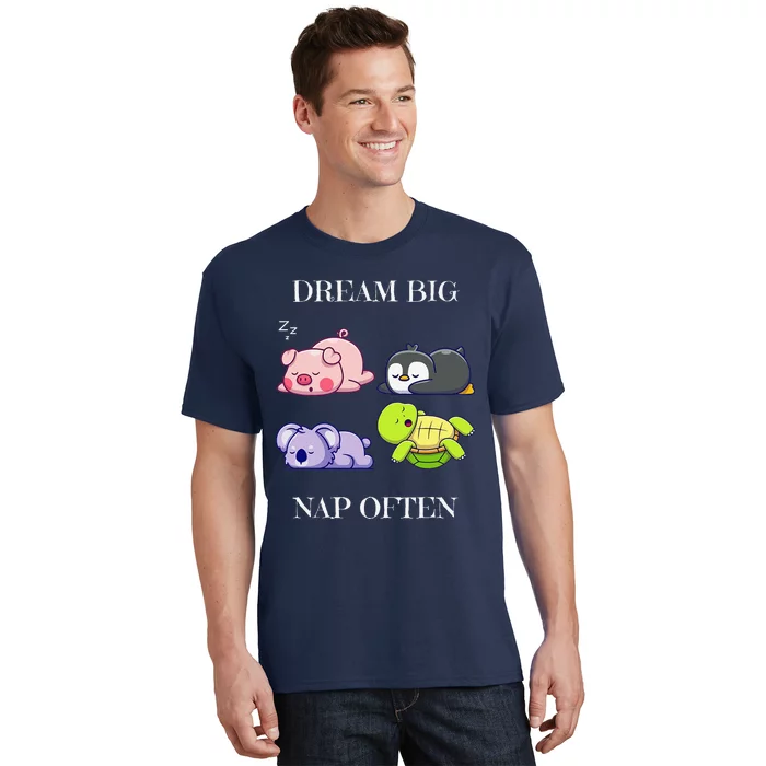 Dream Big Nap Often Animal T-Shirt