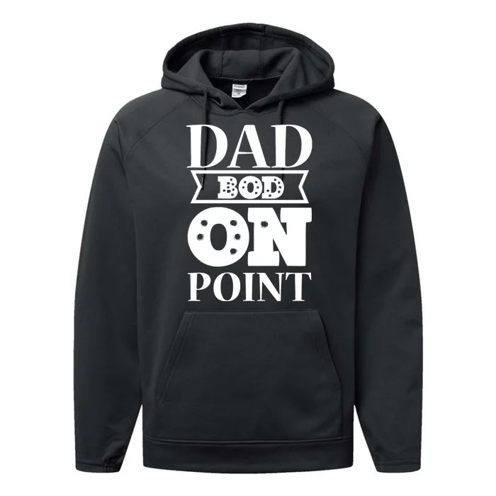 Dad Bod On Point Performance Fleece Hoodie