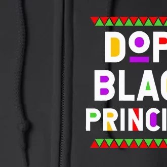 Dope Black Principal African American Job Proud Profession Full Zip Hoodie