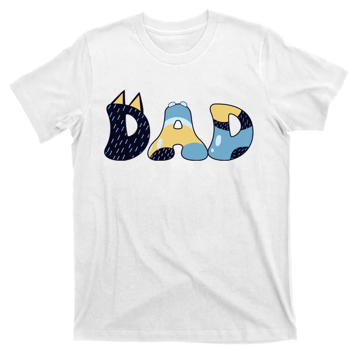 Dad Birthday Party Cute Dog FatherS Day T-Shirt