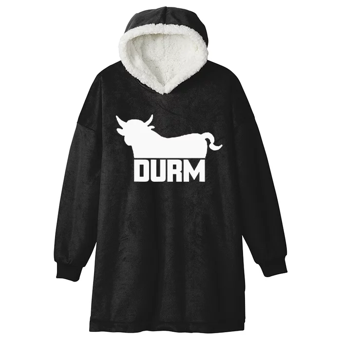 Durm Bull Profile Hooded Wearable Blanket