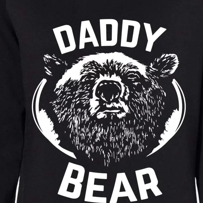 Daddy Bear Papa Bear Fathers Day New Papa Daddy Gift Womens California Wash Sweatshirt