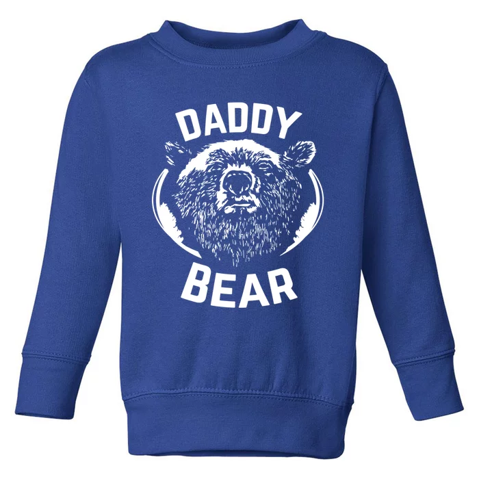 Daddy Bear Papa Bear Fathers Day New Papa Daddy Gift Toddler Sweatshirt