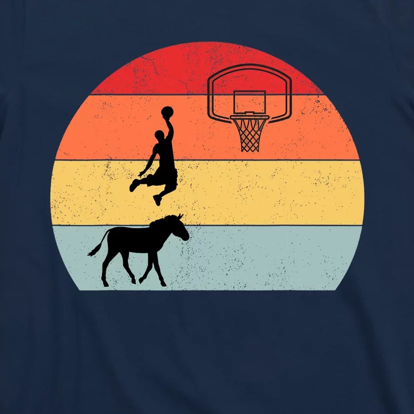 Donkey basketball Player Coach Sport ride donkey basketball T-Shirt