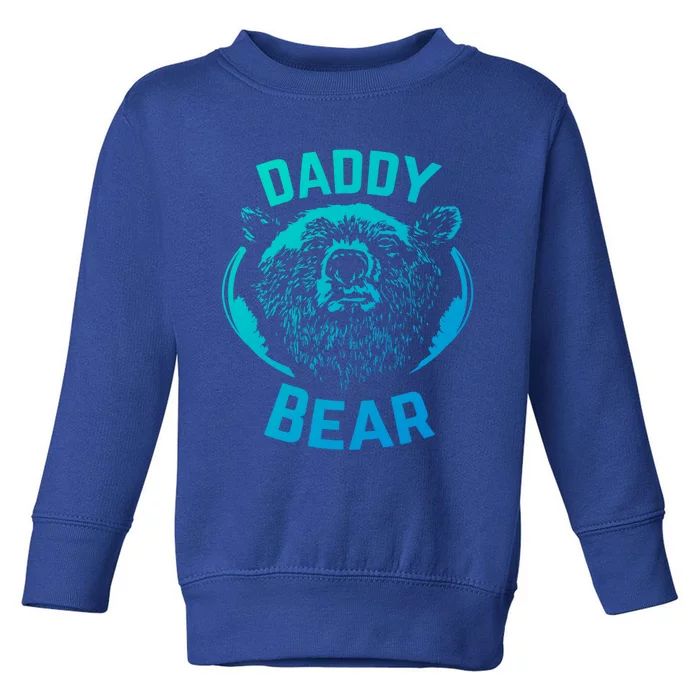 Daddy Bear Papa Bear Fathers Day New Papa Daddy Gift Toddler Sweatshirt