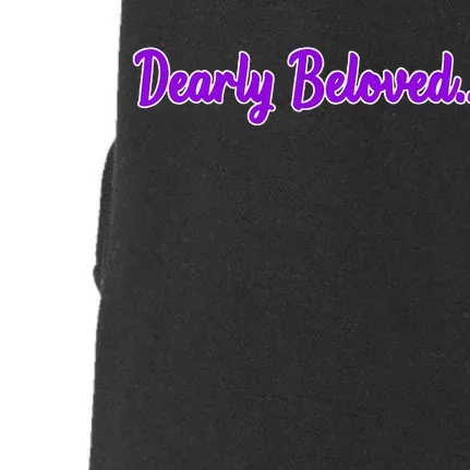 Dearly Beloved Purple 80s Retro Concert 1980S Doggie 3-End Fleece Hoodie