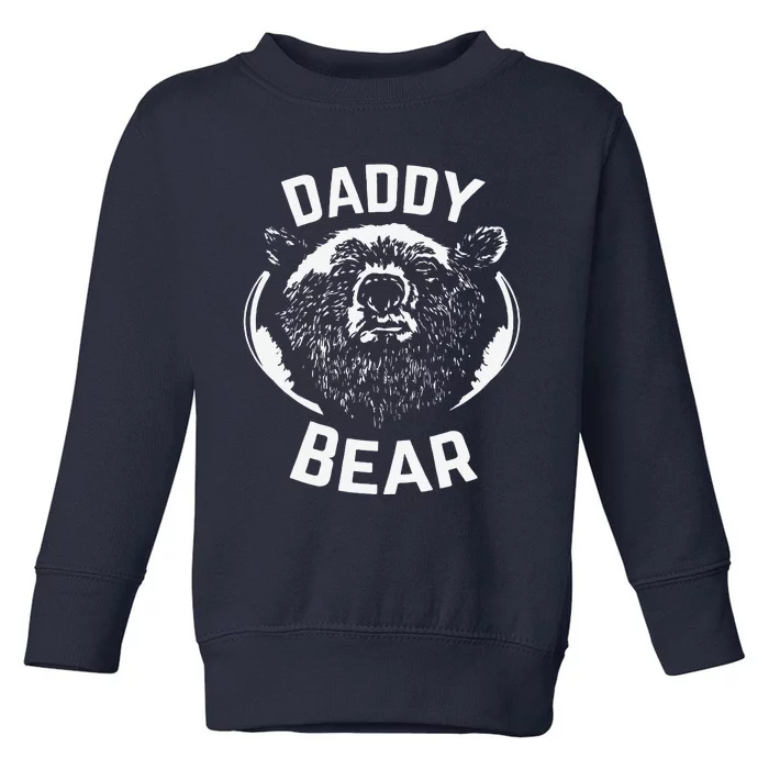 Daddy Bear PAPA Bear For Fathers Day New Papa Daddy Toddler Sweatshirt