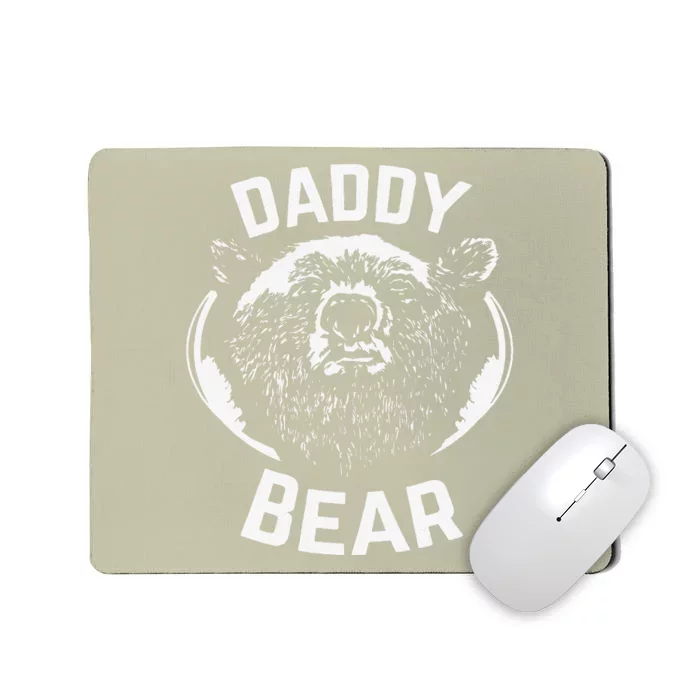 Daddy Bear PAPA Bear For Fathers Day New Papa Daddy Mousepad