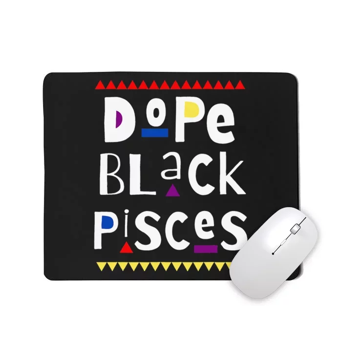 Dope Black Pisces. Mousepad