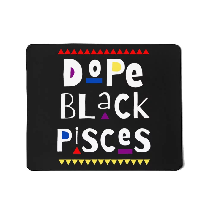 Dope Black Pisces. Mousepad