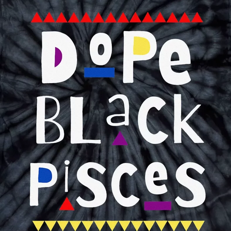 Dope Black Pisces. Tie-Dye T-Shirt