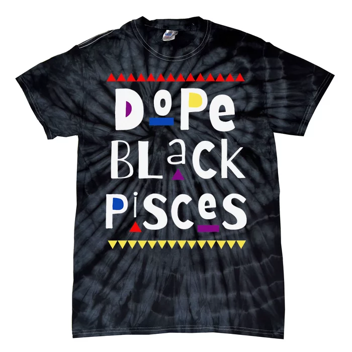 Dope Black Pisces. Tie-Dye T-Shirt