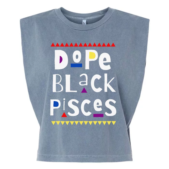 Dope Black Pisces. Garment-Dyed Women's Muscle Tee