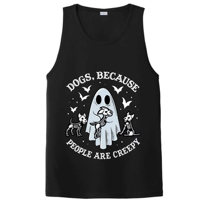 Dogs Because People Are Creepy Cute Gift Performance Tank