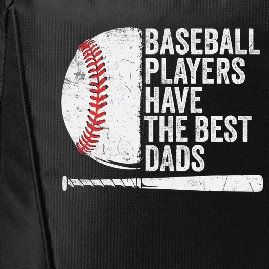 Dad Baseball Player Father And Son Baseball Dads Meaningful Gift City Backpack