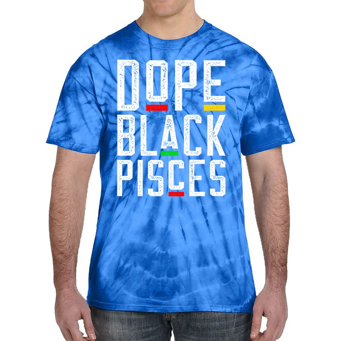 Dope Black Pisces Zodiac Sign Astrology Cool Gift Tie-Dye T-Shirt