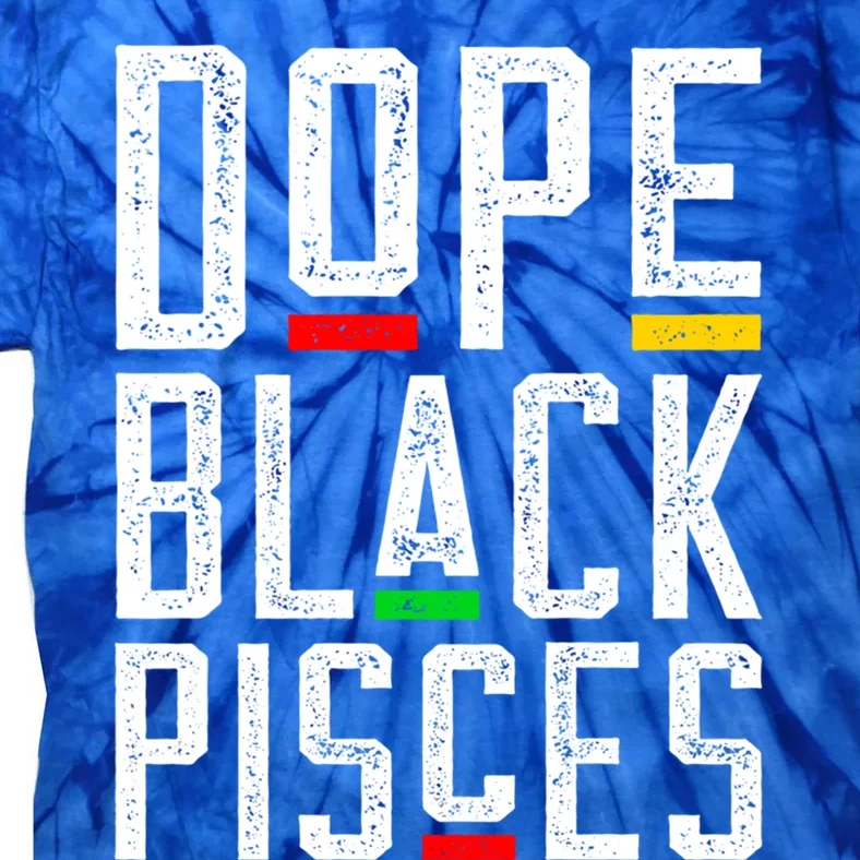 Dope Black Pisces Zodiac Sign Astrology Cool Gift Tie-Dye T-Shirt